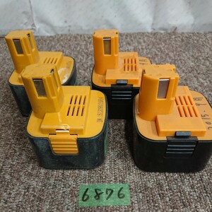 外6876 ジャンク品 送料520円 パナソニック互換性 松下電工 12v バッテリー 電池 EY9200 4個 電池