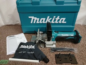 ゆ6819【未使用】makita 18V 充電式ジョイントカッタ本体 PJ180D ケース付き 刃付きマキタ 電動工具ツール