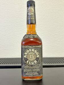 【未開栓品】ANDERSON 15年 Kentucky straight bourbon whisky バーボン ウイスキー お酒