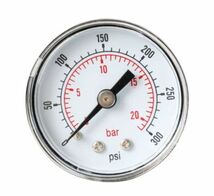 蝮ＤＩＹ一般549：電磁ポンプULKA EP5に最適な圧力計【背】_画像1