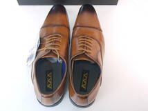 51 新品 AAA+ 29.0 3E ビジネスシューズ 紳士靴 LBR ライトブラウン 大きいサイズ 滑りにくい/軽量/衝撃吸収/3E_画像6
