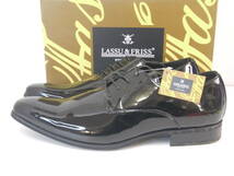 74 新品 訳有 LASSU＆FRISS 50(30.0) ビジネスシューズ 紳士靴 BK ブラック 大きいサイズ _画像3