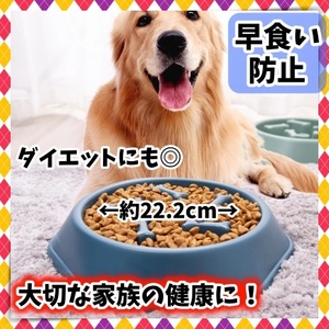 フードボウル 早食い防止 ダイエット ゆっくり食べる スローフード 犬 猫 食器 めしざら ごはん皿 でこぼこ 吐き戻し 肥満 防止 中型 大型