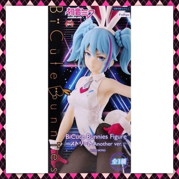 国内正規品 初音ミク BiCute Bunnies Figure ストリート Another ver. フリュー フィギュア バニーガール ピンク 網タイツ ボカロ 未来