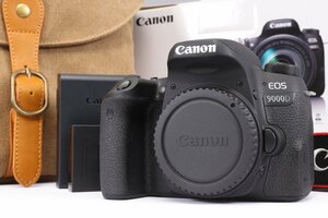 【 極美品 | 動作保証 】 Canon EOS 9000D ボディ 【 シャッター数 わずか1350回 | バッテリー劣化なし | カメラバッグ 追加付属 】