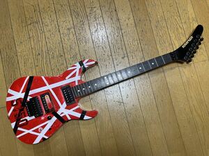 Kramer ヴァン ヘイレン 風 バナナヘッド リバース ストライプ フランケン neputune NJ USA EVH gotohペグ 現状 ジャンク 5150 