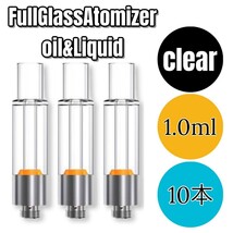 フルガラスアトマイザー 510規格 リキッド用 1.0ml 10本セット_画像1