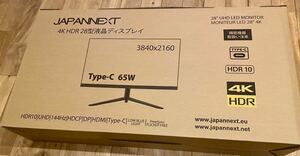 JAPANNEXT 28型4K(3840 x 2160) 144Hz 液晶モニター JN-280IPS144UHDR-C65W PS5対応