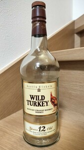 Wild Turkey ワイルドターキー　12年　オールドボトル　空瓶