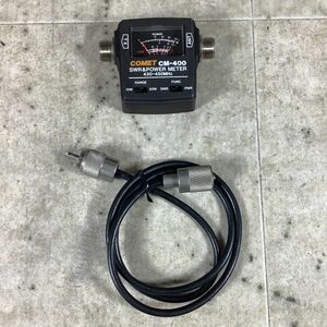 Z126【コンパクト】【通電・動作未確認】 長期保管品. 中古. COMET／コメット SWR & パワーメーター CM-400. 430-450MHz