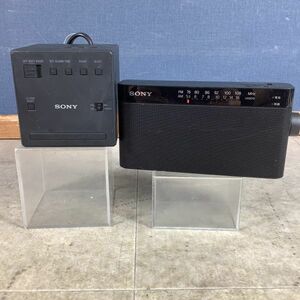 L4101【動作品】 SONY／ソニー. FM／AM. ラジオ. 2点 まとめ. ■ICF-C1. 時計付き. ■ICF-306