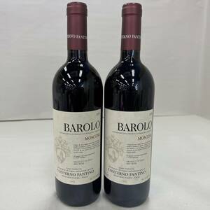 Ｍ278622(113)-544/AM3000　酒　２本まとめ　BAROLO　2009　MOSCONI　CONTERNO　FANTINO　バローロ　モスコーニ　14％　750ml