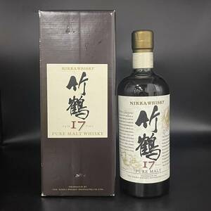 A290728(114)-263/IT28000【千葉県内のみ発送】酒　竹鶴　TAKETSURU　17年　NIKKA WHISKY　ニッカ　ウイスキー　43％　700ml　箱付き