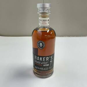 B6387(122)-116/YK3000　酒　BAKER'S　7YEARS　SINGLE BARREL　BOURBON WHISKY　ベイカーズ　7年　53%750ml