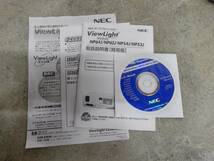 H289754(121)-850/MS0　NEC データプロジェクター ViewLight NP64 _画像10