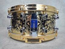 H288144(122)-802/TR0　MAPEX BRASSスネア BR765DH Limited Edition 14×6.5_画像3