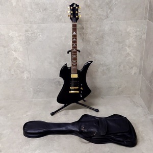 S265880(122)-415/IR8000　ギター　詳細不明　エレキギター　黒系　ソフトケース付き
