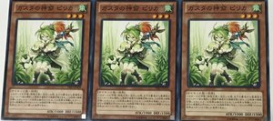 遊戯王 ノーマル 効果モンスター 3枚セット ガスタの神裔 ピリカ PRIO