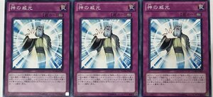 遊戯王 ノーマル 罠 3枚セット 神の威光 STOR