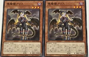 遊戯王 ノーマル 効果モンスター 2枚セット 悪魔嬢アリス BACH