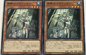 遊戯王 ノーマル 効果モンスター 2枚セット 神樹のパラディオン CYHO