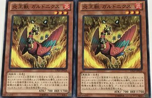 遊戯王 ノーマル 効果モンスター 2枚セット 炎王獣 ガルドニクス LYGY