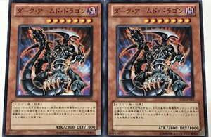 遊戯王 ノーマル 効果モンスター 2枚セット ダーク・アームド・ドラゴン SD22