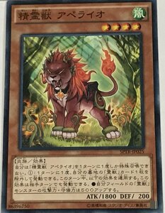 遊戯王 ノーマル 効果モンスター 1枚 精霊獣 アペライオ LVP1