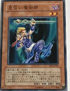 遊戯王 ノーマル 効果モンスター 1枚 見習い魔術師 SD6