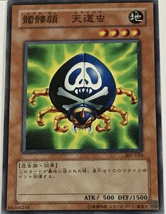 遊戯王 ノーマル 効果モンスター 1枚 髑髏顔 天道虫 307