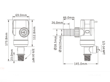 SEAFLO シーフロ 13D ライブウェル ポンプ ショート 12V 800GPH_画像5