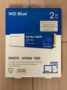 【RMA交換品 未使用 大容量2TB】WD Blue SN570 2TB NVMe M.2 SSD