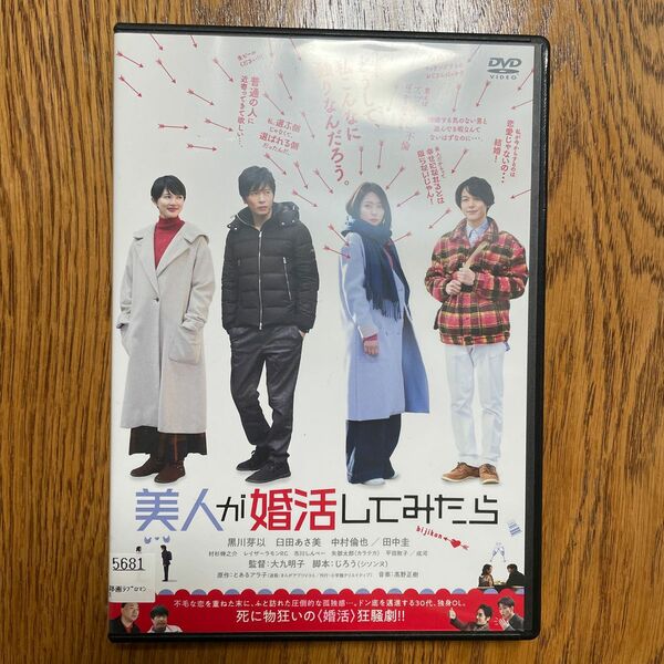 美人が婚活してみたら　DVD 黒川芽衣　臼田あさ美　中村倫也　田中圭　監督：大九明子　脚本：じろう(シソンヌ)