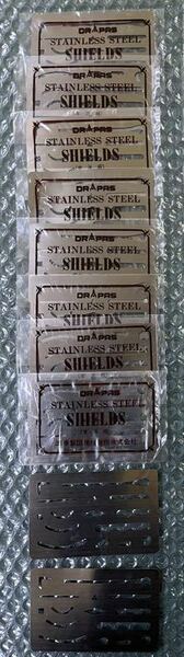 ドラパス 字消板 10枚 DORAPAS STAINLESS STEEL SHIELDS 製図