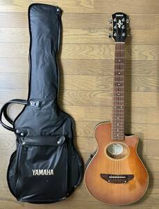 YAMAHA ヤマハ APXT-INA ミニ エレクトリック アコースティック ギター 廃盤 モデル 希少 純正 ソフトケース付 トラベルギター