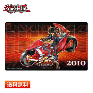 遊戯王 5D's 英語版 公式限定品 ラバー製プレイマット Hobby League 2010 遊星 & Dホイール