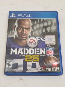 ★MADDEN NFL 25 1989 2014 ゲームソフト PS4用 マッデン パッケージ付き USED 88074③★！！