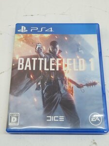 ★BATTLEFIELD１ ゲームソフト PS4用 バトルフィールド パッケージ付き USED 88075④★！！