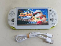 ソフト付★SONY PCH-2000 ゲーム機器 PlayStation VITA Ver.3.69 実況パワフルプロ野球2016 ソニー プレステ ビータ 動作品 86961★！！_画像1