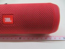 ★JBL FLIP4 ポータブルBluetoothスピーカー レッド ワイヤレス ジェービーエル USB充電ケーブル付き 動作品 86440★！！_画像9