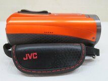 32GB■JVC GZ-R300-D メモリービデオカメラ Everio オレンジ ケンウッド エブリオ WATER PROOF 取扱説明書付き 動作品 87131■！！_画像7