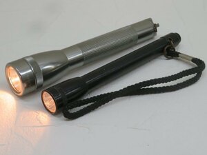 2本セット★MINI MAGLITE AA CALIFORNIA U.S.A 懐中電灯 ミニマグライト アウトドア 動作品 87157★！！