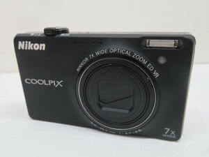 1420万画素★Nikon COOLPIX S6000 コンパクトデジタルカメラ ノーブルブラック ニコン クールピクス バッテリーなし USED 87429★！！