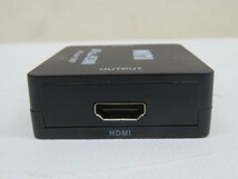 ●●AV to HDMI UP Scaler 1080P コンバーター ブラック MINI 変換器 PC周辺機器 USBケーブル付き USED 87426●●！！_画像5