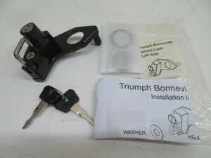 美品◎ヘルメットロック Triumph Bonneville 鍵 WASHER O-Ring 取扱説明書付き USED 87452◎！！