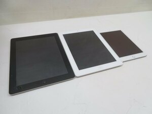 3台セット★Apple A1458/A1460/A1550 iPad アップル アイパッド ジャンク USED 87525★！！