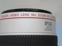 ●●Canon 16× ZOOM XL 5.5-8.8mm 業務用ビデオカメラレンズ キャノン 光学ズームレンズ キャップ/エクステンダー付き USED 87703●●！！_画像5