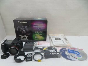 800万画素■CANON PowerShot Pro1 デジタルカメラ キヤノン パワーショット デジカメ バッテリー バッテリー充電器付き ジャンク 88087■K