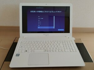 GATEWAYノートPC/Core i5 7200U(第7世代) N16Q2 消去済み