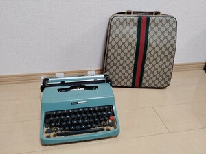 美品　GUCCI グッチ オールドグッチ タイプライター ケースolivetti Lettera32 本体 オリベッティ レッテラ32 未確認